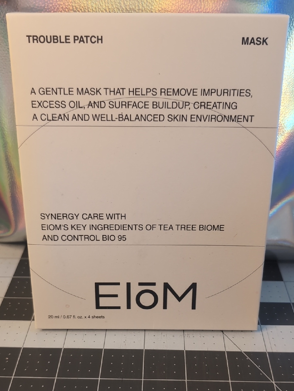 EIOM Trouble Patch Mask - Korean Acne Care - 4 Sheet Set NIB